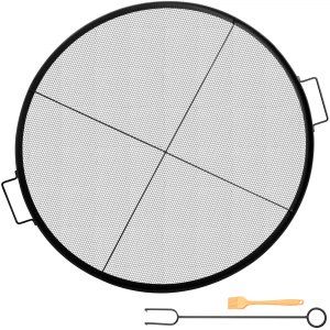 Vevor Round Cooking Grate Fire Pit Grill Dia.36" Steel Fire Pit Cooking Grate  | VEVOR US | Vevor