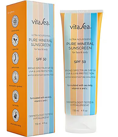 Vitasea Suncare Ultra Nourishing Pure Mineral Sunscreen Lotion SPF 50 - 4 oz. | Dillard's