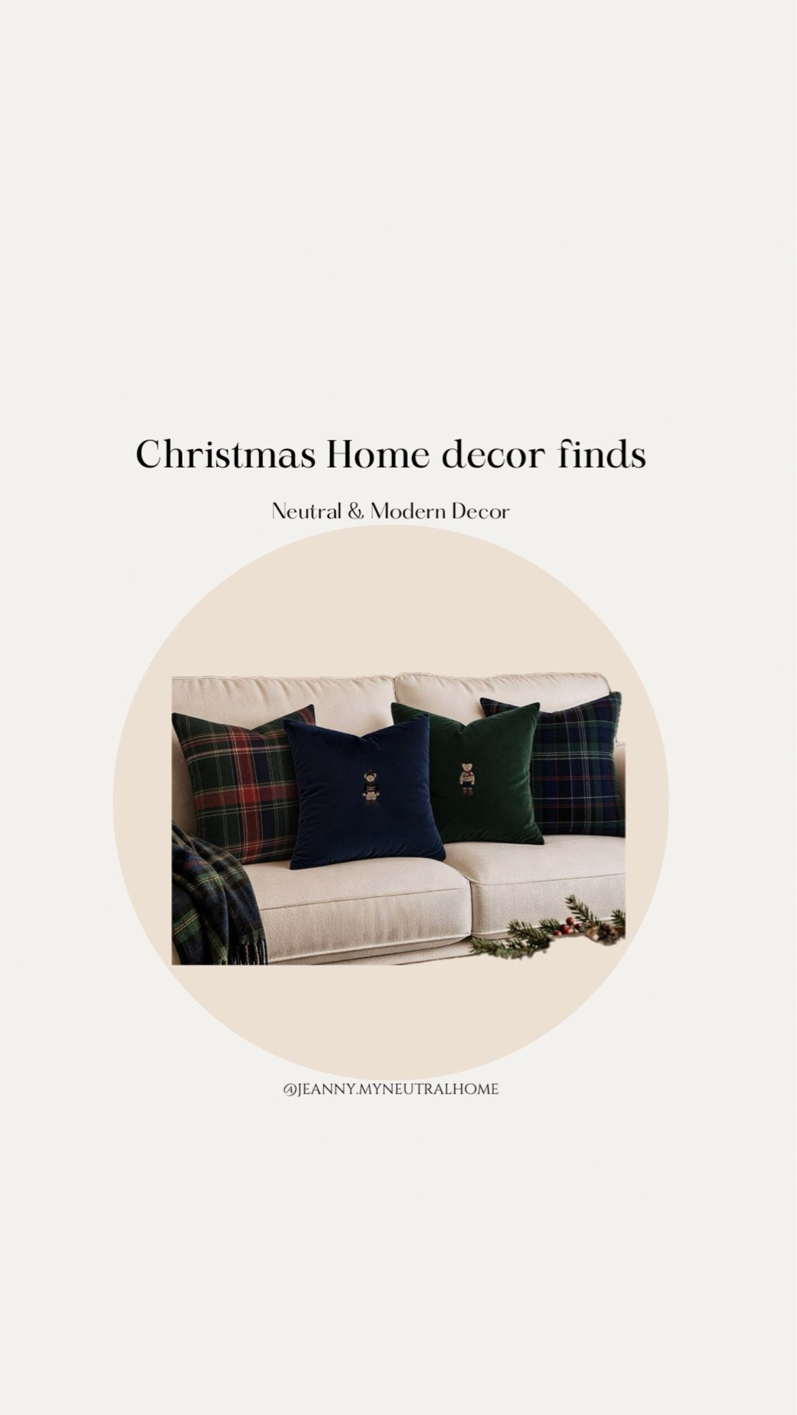 RL Christmas decor finds 
Christmas 2026
Affordable decor for holidays 
Plaid pillow covers, Ralph Lauren pillow covers  
#ltkchristmas

#LTKHome #LTKSeasonal #LTKdayinmylife