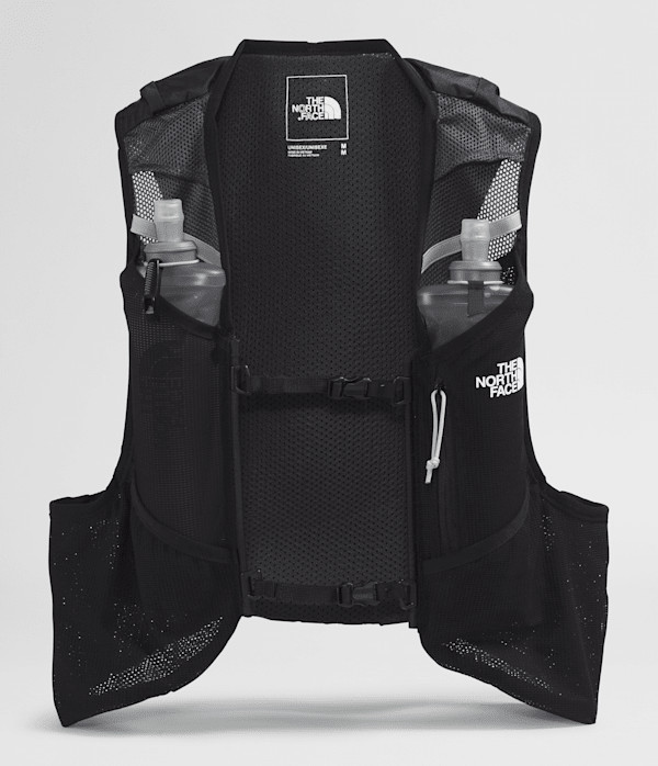 The North Face Sunriser Run Vest 8 (Size: XS): Black/White | The North Face (US)