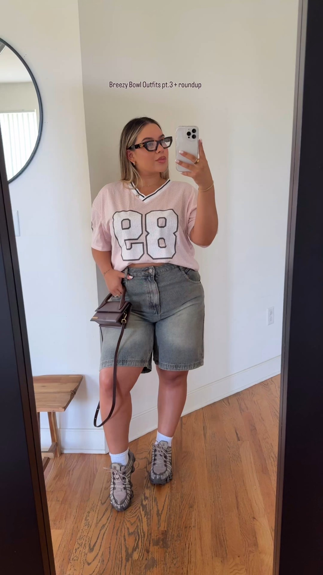 Breezy Bowl Outfits pt. 3 + Roundup of previous looks🤎 please see below ⬇️ 

Jorts are Fashion Nova - 🔍 Basic 90s Denim Jorts (size 13 for a loose/baggy fit) 
The Jeans are also Fashion Nova - 🔍 Shock and Awe Vintage Jeans - size 13(has stretch) 
Nike Cargos: size S(run large)
Brown Cargos: size L (has stretch) 
Army shorts are custom(I cut a pair of army cargos lol) 

#LTKSeasonal #LTKStyleTip #LTKMidsize