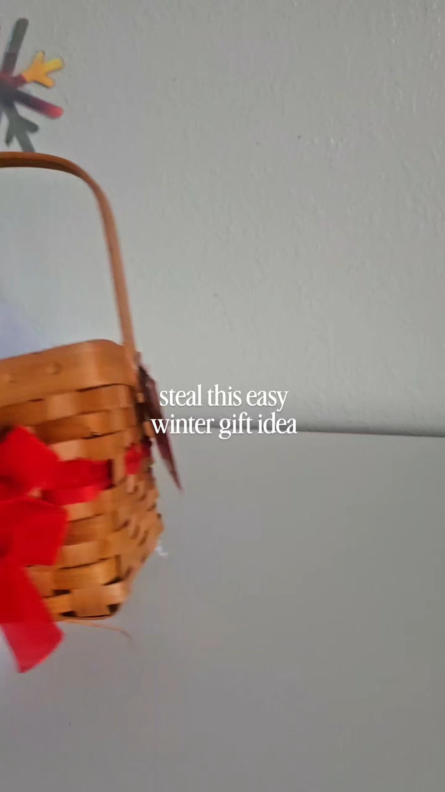 Bow basket winter gift idea! ☃️❄️🎀

#LTKGiftGuide #LTKHoliday #LTKSeasonal