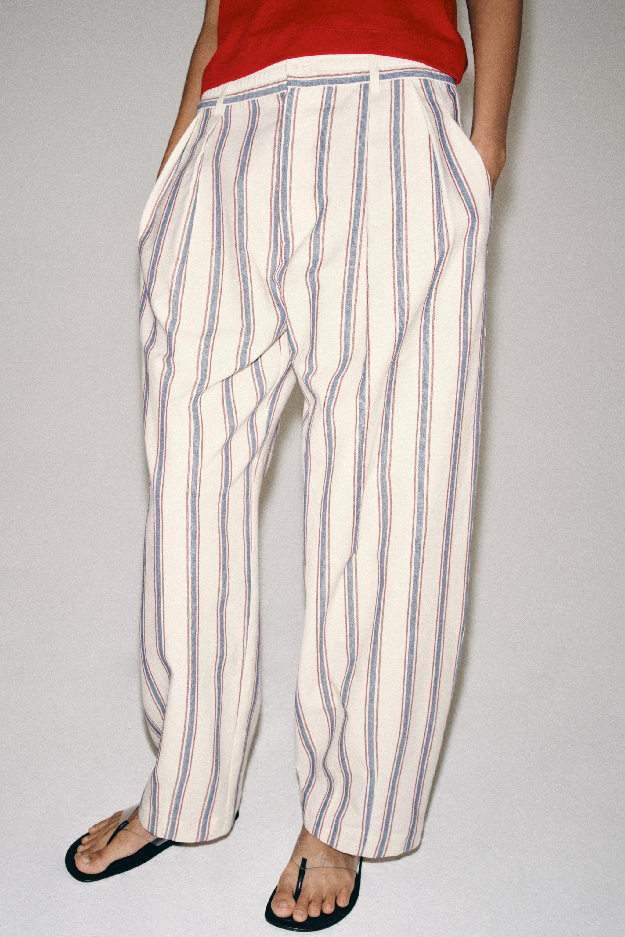 BALLOON-HOSE MIT STREIFEN ZW COLLECTION | Zara DE