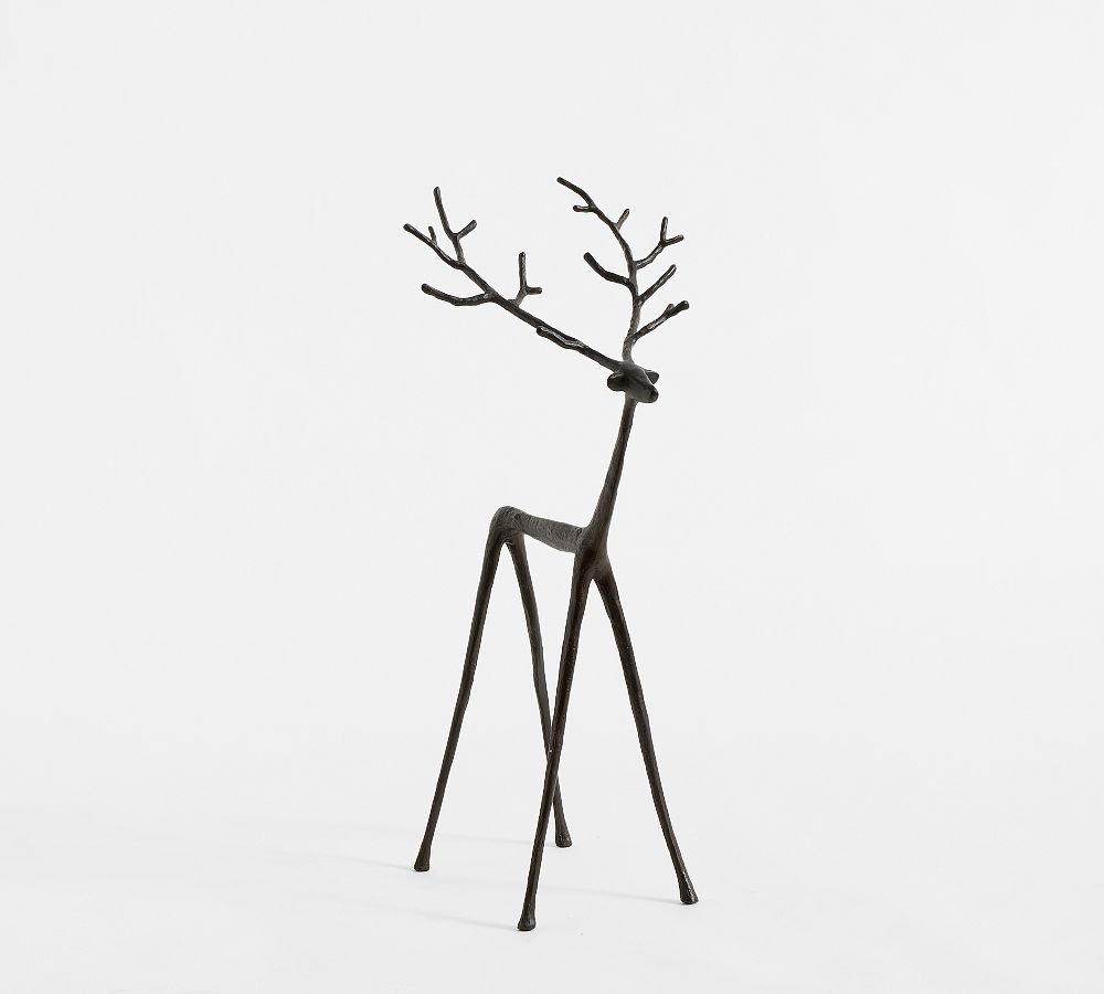 Sculpted Reindeer Collection XL 36"H Bronze | Pottery Barn (US)
