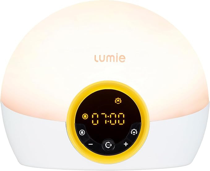 Lumie Bodyclock Rise 100 - Wake-Up Light Alarm Clock with Sunrise and Sunset, Multicolour | Amazon (UK)