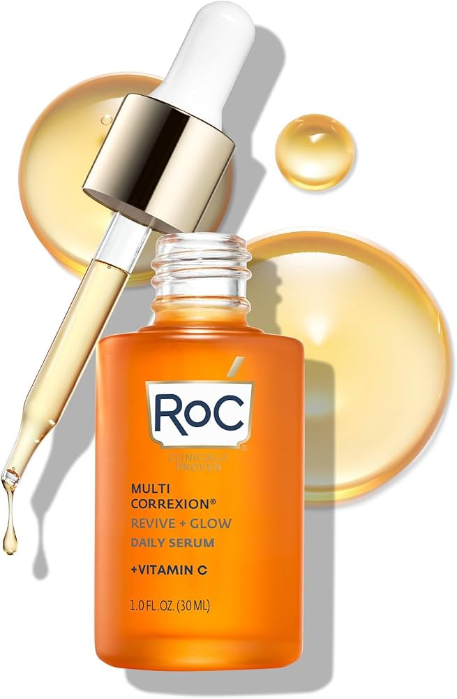 RoC Multi Correxion Revive + Glow 10% Active Vitamin C Serum for Face, Daily Anti-Aging Wrinkle a... | Amazon (US)