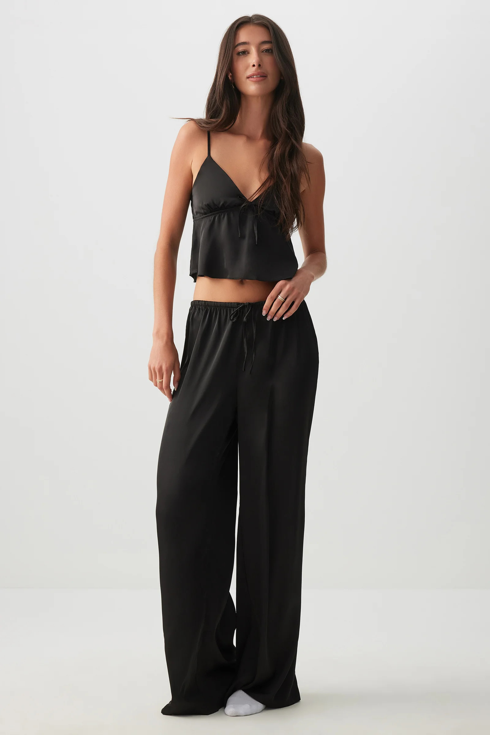 Wide Leg Satin Lounge Pants | Ardene