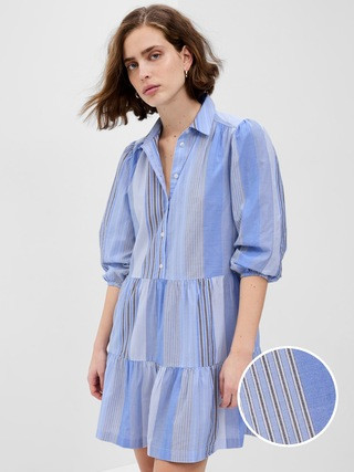 Puff Sleeve Shirtdress | Gap (US)
