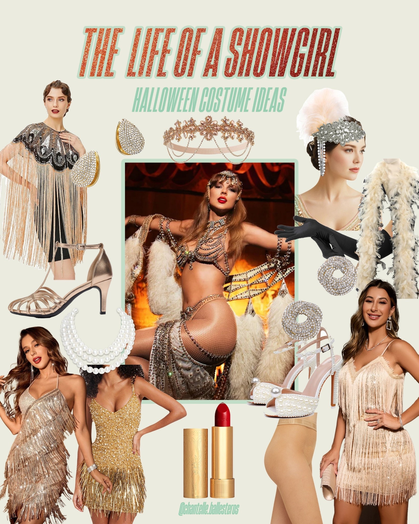 The Life of a Showgirl Halloween costume ideas! ✨ I know what I’m going to be for Halloween this year 🤩 Taylor Swift costume outfits 

#LTKStyleTip #LTKParties #LTKHalloween