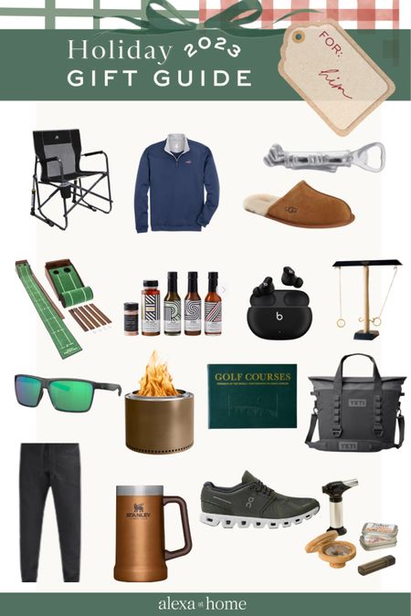 Holiday gift guide for him, present ideas for him, Christmas ideas for men, men gift ideas 

#LTKHoliday #LTKmens #LTKGiftGuide