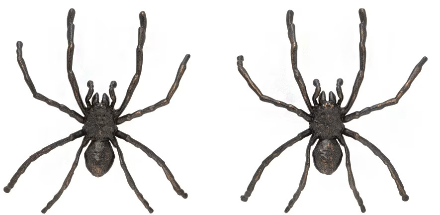 Gunmetal Spider Earrings | SSENSE