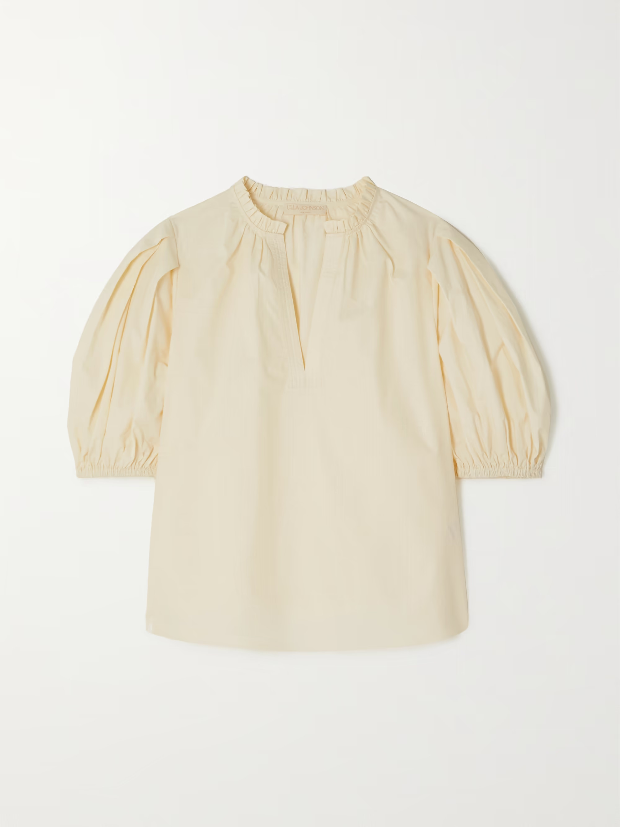 Tillie cotton-poplin blouse | NET-A-PORTER (US)