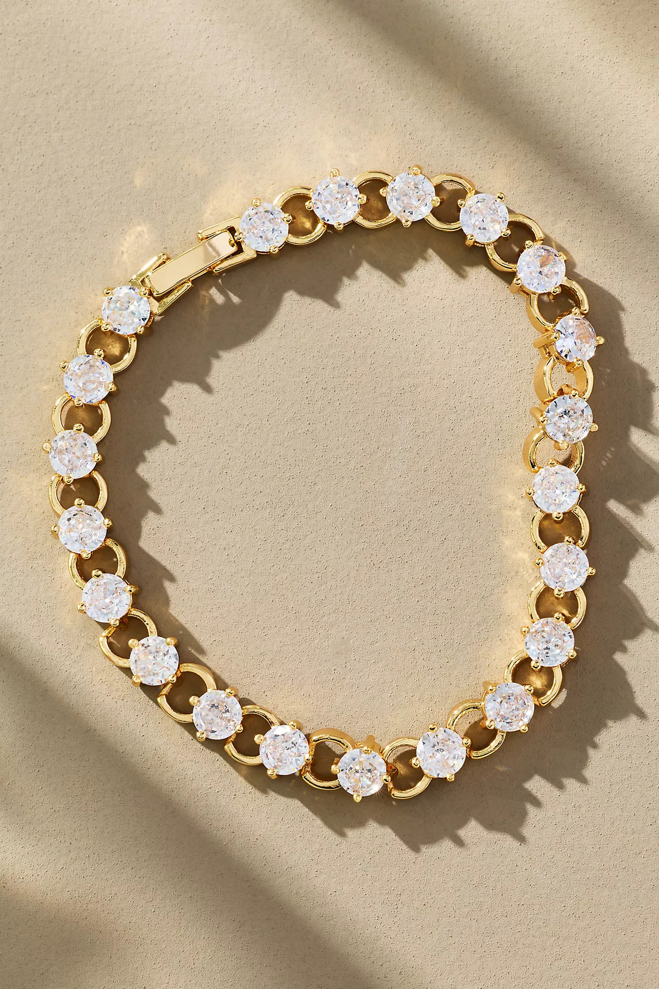 Circle Crystal Bracelet | Anthropologie (US)