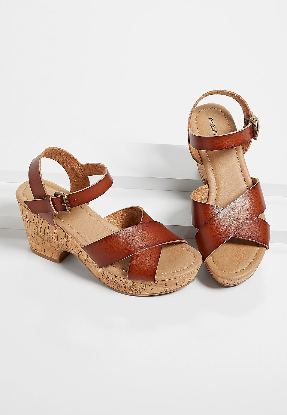 Fiona Strappy Wedge Sandal | Maurices