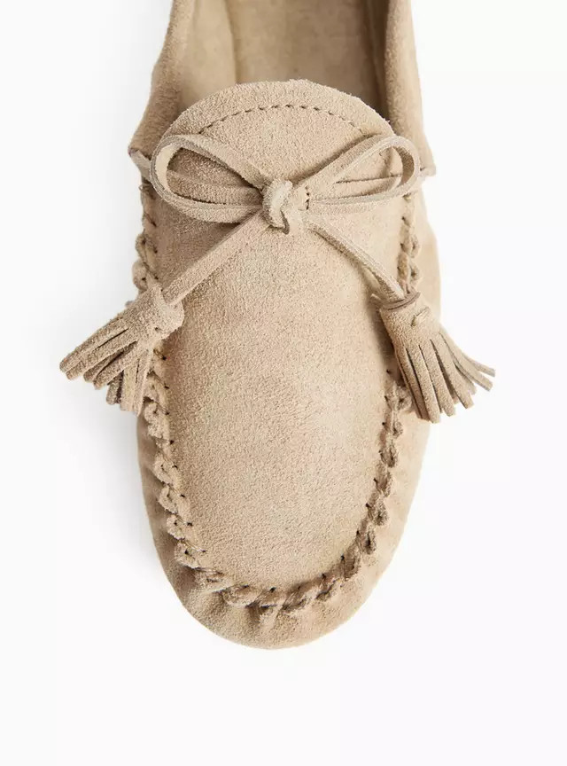 Buy Neutral Suede Moccasin Loafers 6 | Shoes | Tu | Tu Clothing