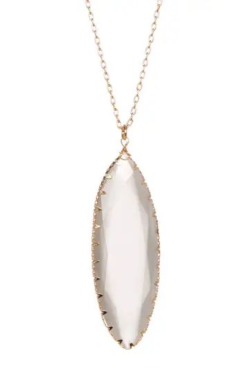 Wire Wrapped Stone Pendant Necklace | Nordstrom Rack
