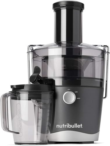 NutriBullet Juicer Centrifugal Juicer Machine for Fruit, Vegetables, and Food Prep, 27 Ounces/1.5 Liters, 800 Watts, Gray NBJ50100 | Amazon (US)