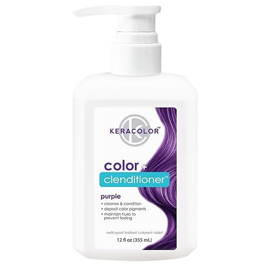 Keracolor Color + Clenditioner 3-in-1 Color-Depositing Conditioner, Gently Cleanses & Conditions,... | Amazon (US)