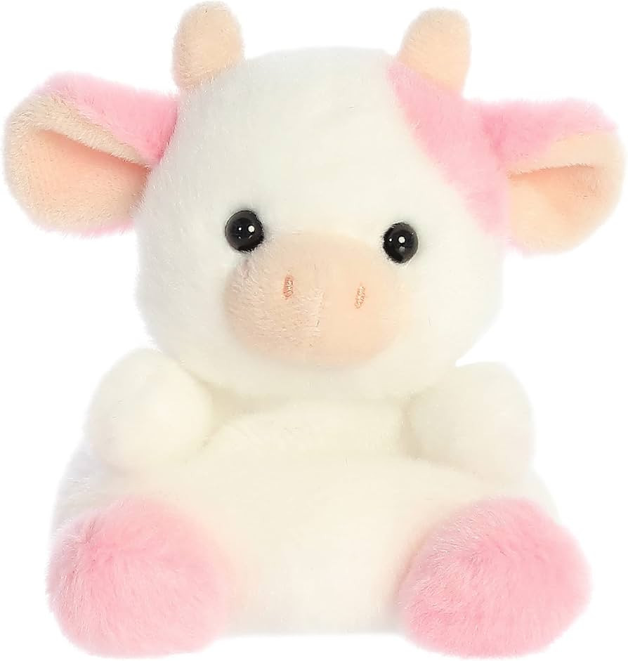 Aurora® Adorable Palm Pals™ Belle Strawberry Cow™ Stuffed Animal - Pocket-Sized Play - Colle... | Amazon (US)