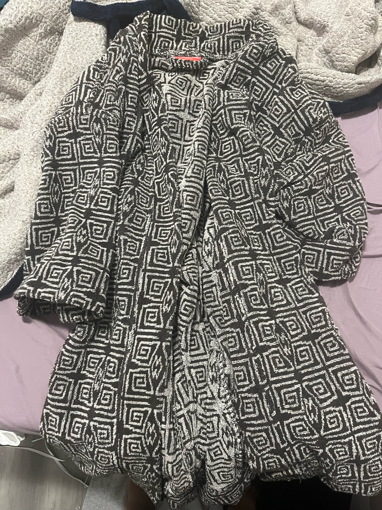 Good morning and happy Friday!

In a previous life I was not a robe person and then I found this gem and my opinion has changed. I love this robe! 

I got it during My Target deal days haul. It’s part of the Opalhouse Designed with Jungalow collection and it think it’s one of my favorite pieces. It’s thick, it’s warm, it has pockets and it’s an amazing, fun print. Snag one while you can. Mine is size L/XL.

#blackowned #shopdeescloset #shopaholicscloset 

#LTKFindsUnder50 #LTKStyleTip