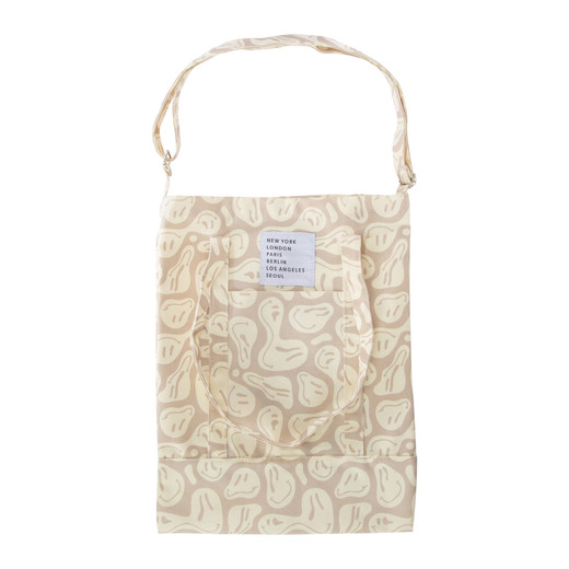 printed cotton canvas tote bag 17in x 13in | Five Below