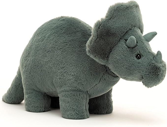 Jellycat Fossilly Triceratops Dinosaur Stuffed Animal | Amazon (US)