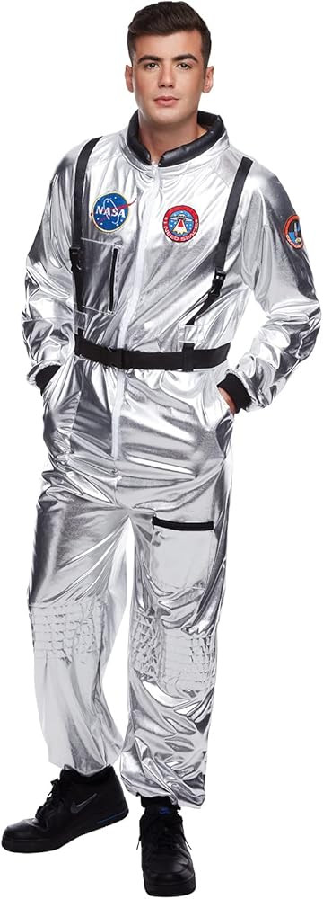 Morph Astronaut Costume Adult Space Suit Astronaut Costumes For Men Adult Astronaut Costume Mens ... | Amazon (US)