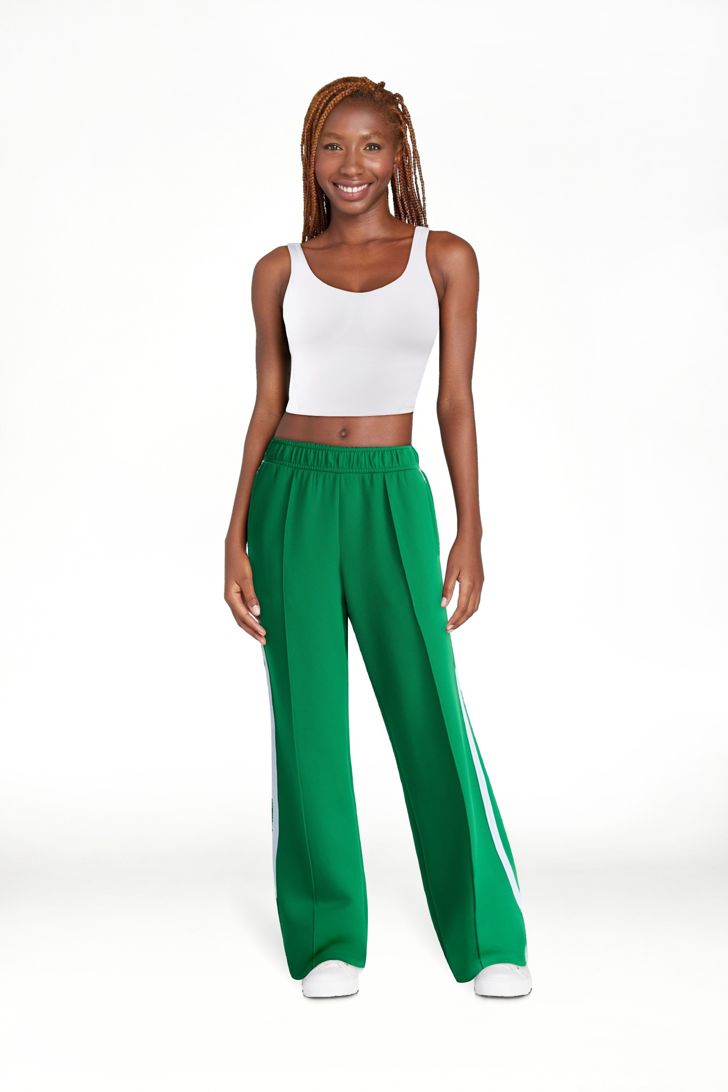 Avia Women's Pique Knit Pants, 30" Inseam, Sizes XS-XXXL | Walmart (US)