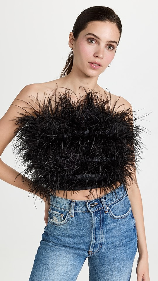 Millie Feather Top | Shopbop