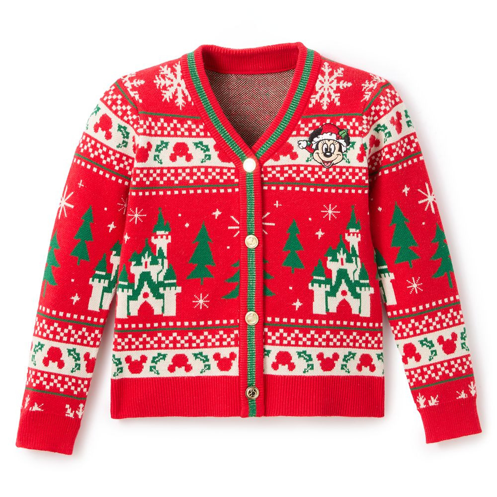 Santa Mickey Mouse Holiday Cardigan for Kids | Disney Store