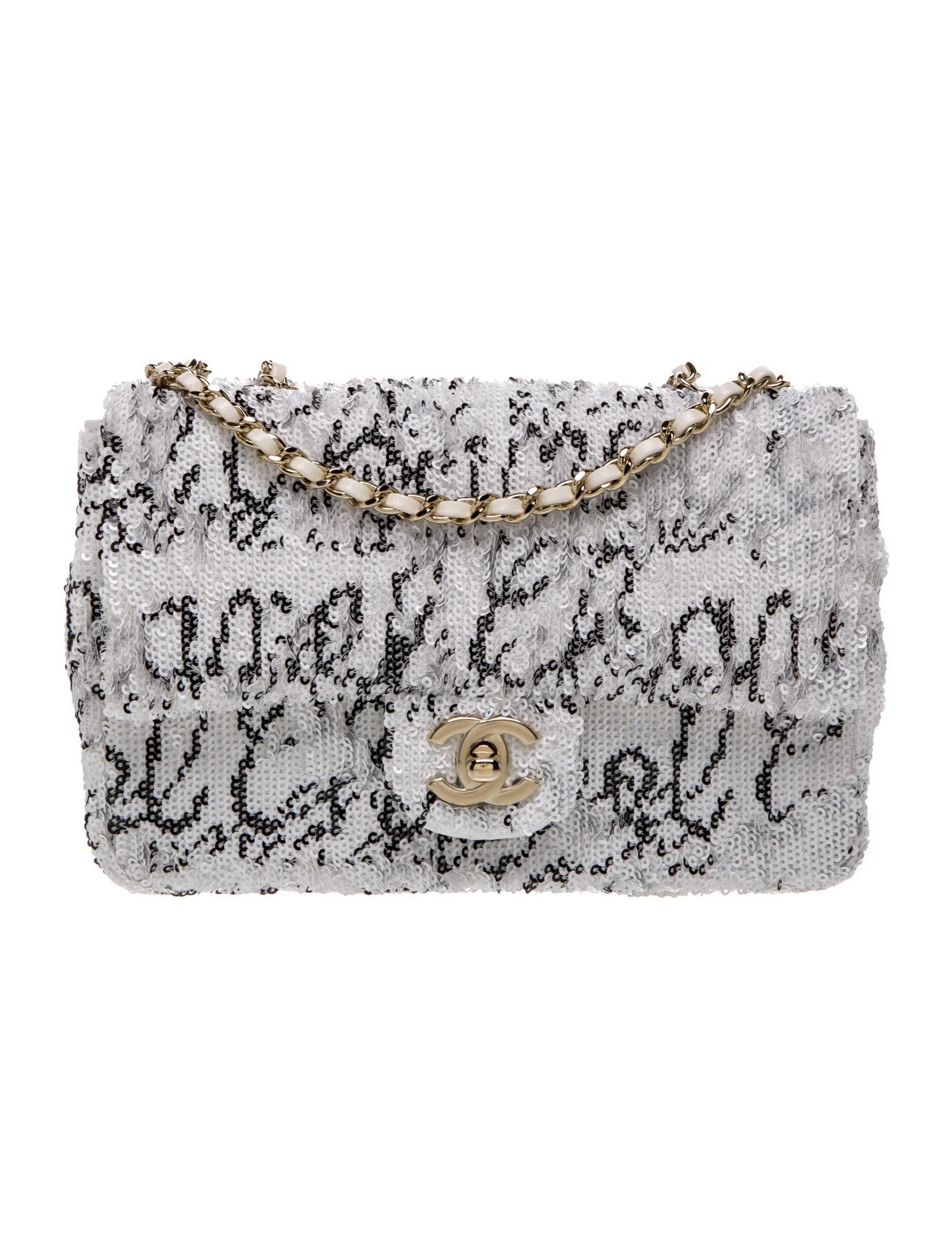 Mini Sequin Flap Bag | The RealReal