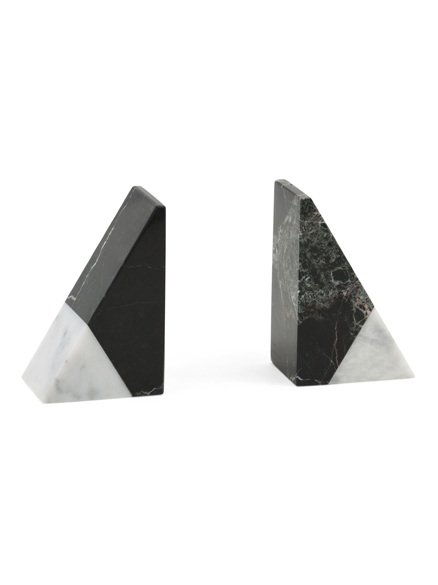 Set Of 2 Marble Bookends | TJ Maxx