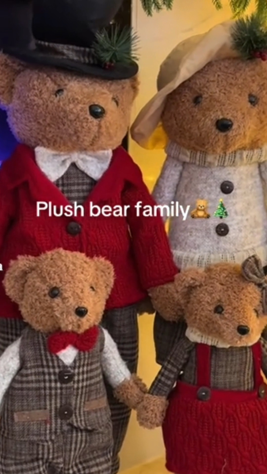 The viral bears are back!!! Same adorable bears, now dressed in even more luxurious outfits! 🐻✨ 

#christmas #nostalgicchristmas #explorepage✨ #timelesschristmas #christmasdecoration

#LTKHome #LTKU #LTKSeasonal