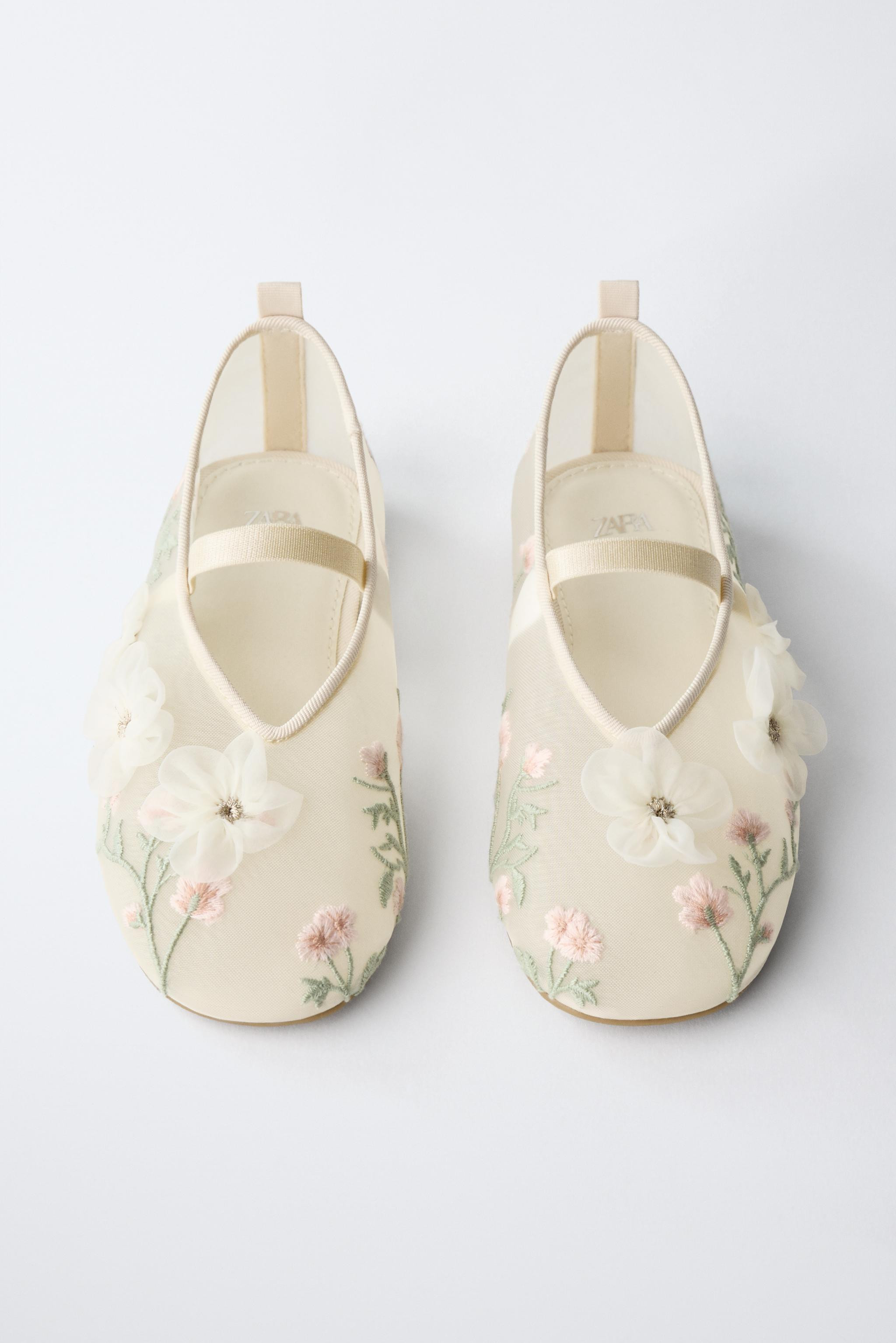 CROCHET BALLET FLATS | Zara US