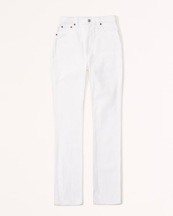 Curve Love Ultra High Rise 90s Slim Straight Jean | Abercrombie & Fitch (US)