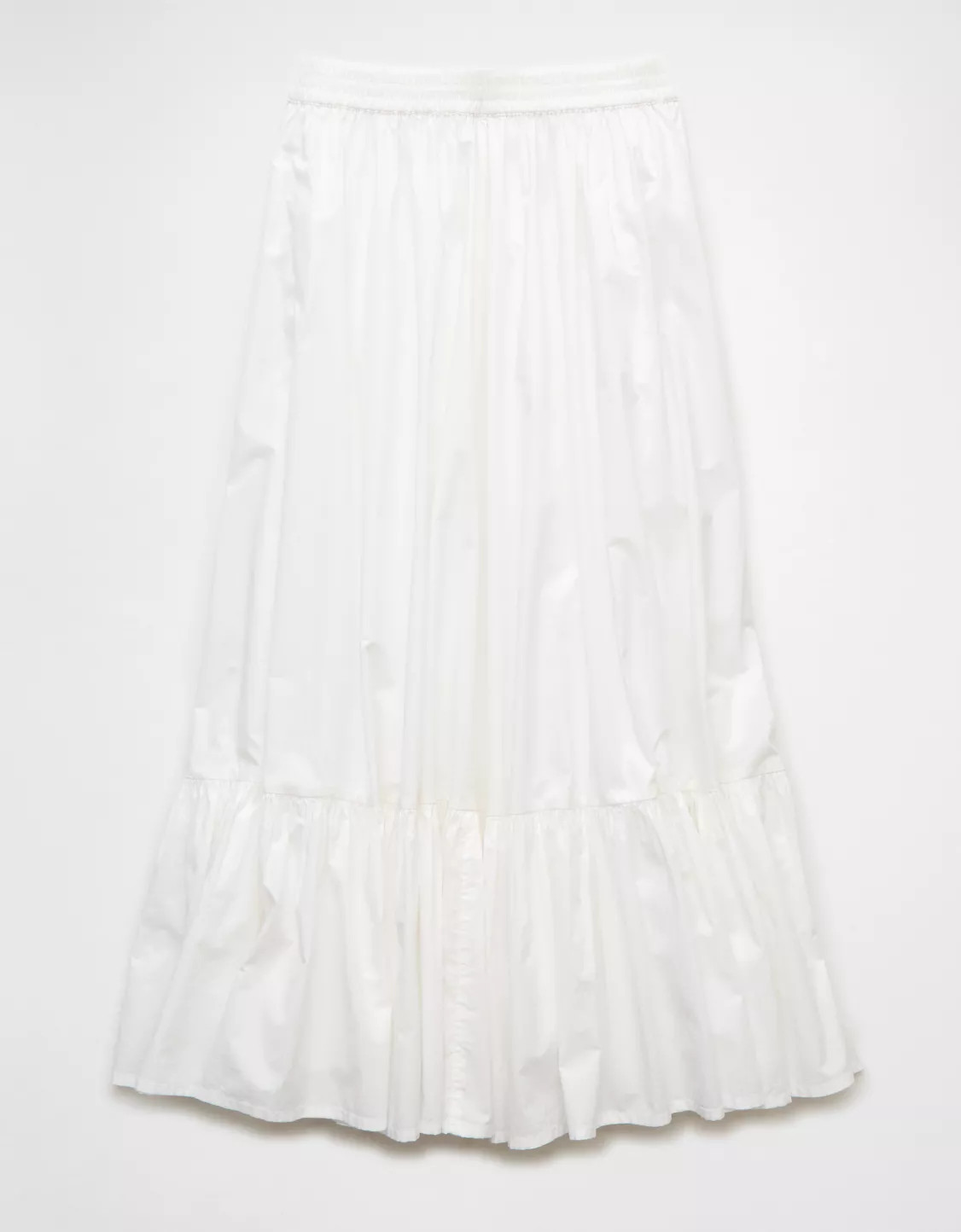 AE High-Waisted Ruffle Maxi Skirt | American Eagle Outfitters (US & CA)