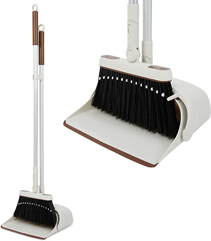 Amazon.com: Jekayla Broom and Dustpan Set for Home with 54" Long Handle, Upright and Lightweight ... | Amazon (US)