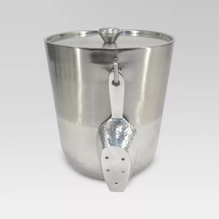 Hammered Metal Ice Bucket with Ice Scoop - Threshold™ | Target