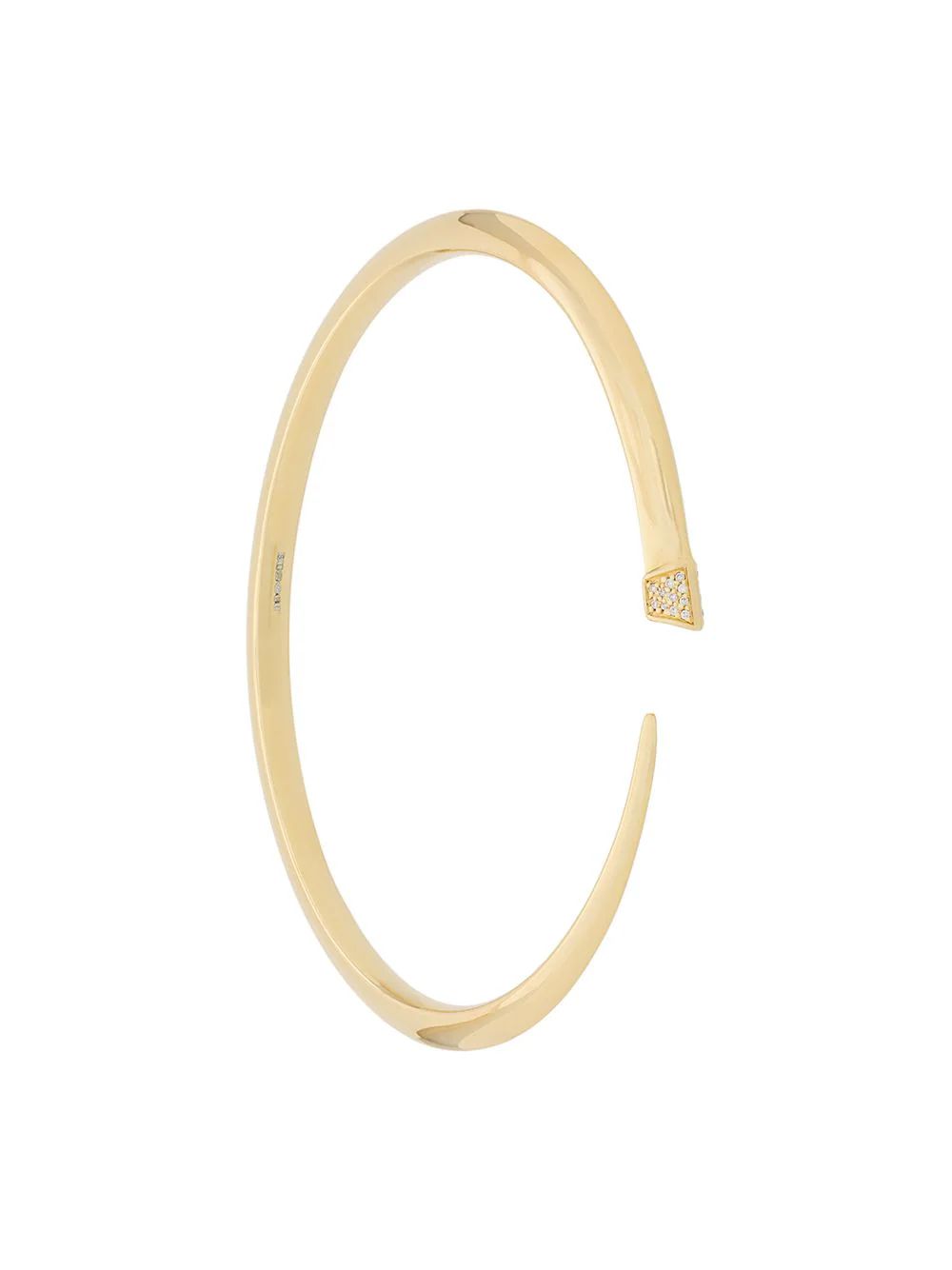 Shaun Leane Slim Diamond Tusk Bangle - Farfetch | Farfetch Global