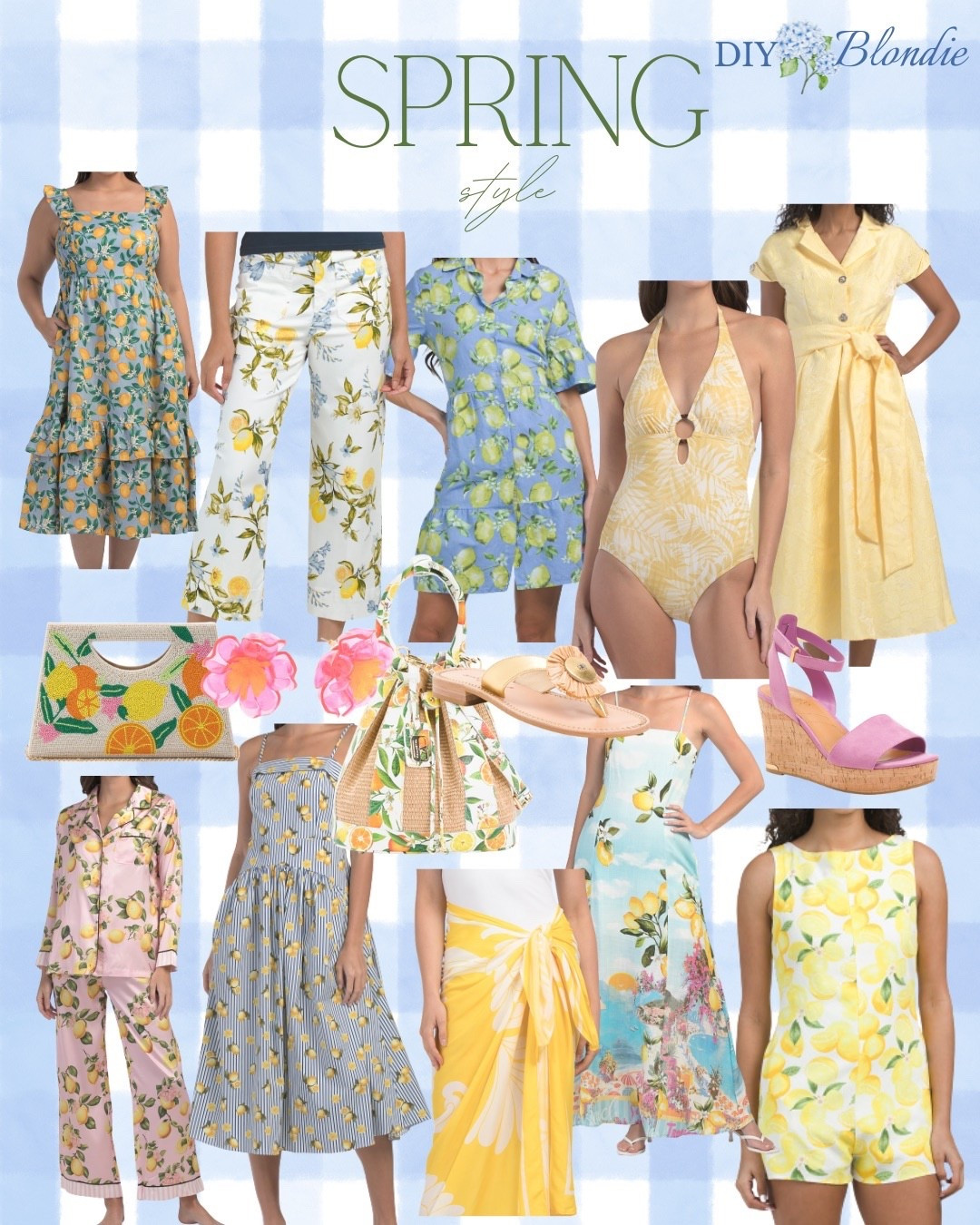Spring outfits, but make them sunshine-inspired 🍋🌼 I am absolutely loving this lemony color palette mixed with soft blues and feminine florals. These pieces feel so fresh, happy, and perfect for everything from brunch dates to spring vacations.

I rounded up some of the prettiest lemon-inspired fashion finds that instantly brighten your wardrobe and give those coastal, Southern spring vibes we love.

Everything is linked in my LTK, sweet friends! 💛

#LTKSeasonal #LTKStyle #diyblondie #diyblondieblog

#LTKSeasonal