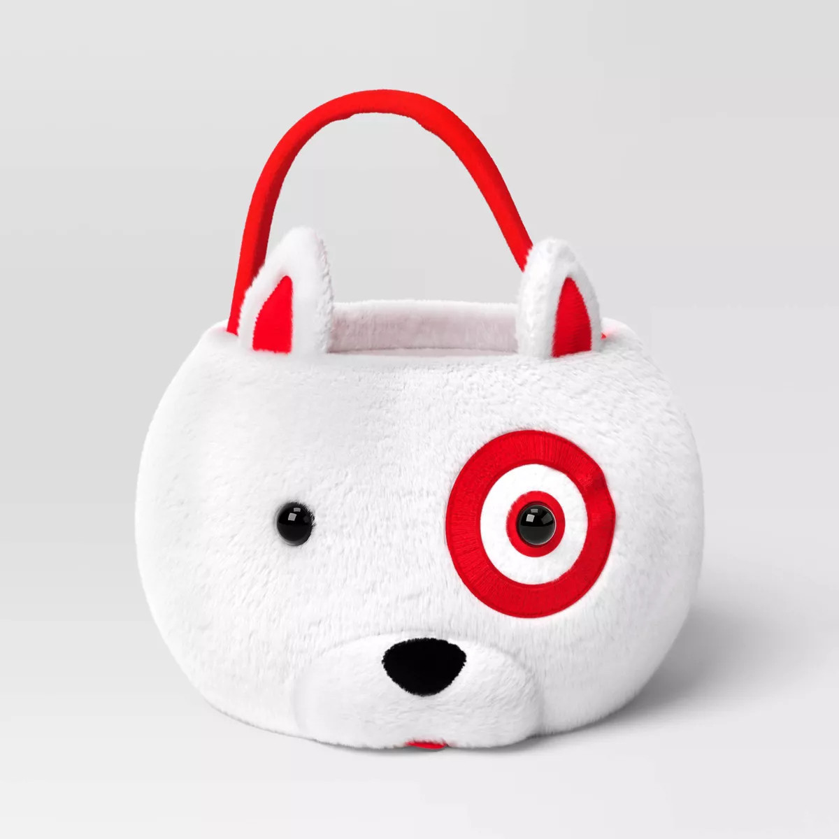 12" Bullseye Dog Halloween Trick or Treat Basket Red/White - Hyde and EEK! Boutique™ | Target