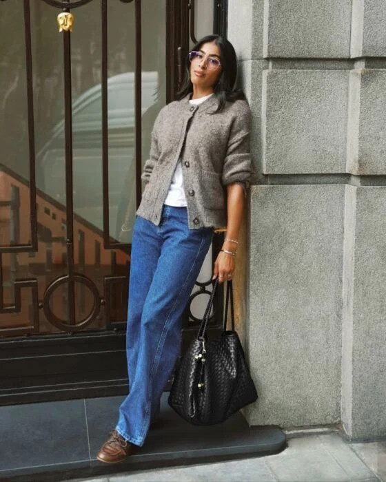 Nova Hand Woven Large Shoulder Bag in Black | Katie Loxton Ltd. (UK)