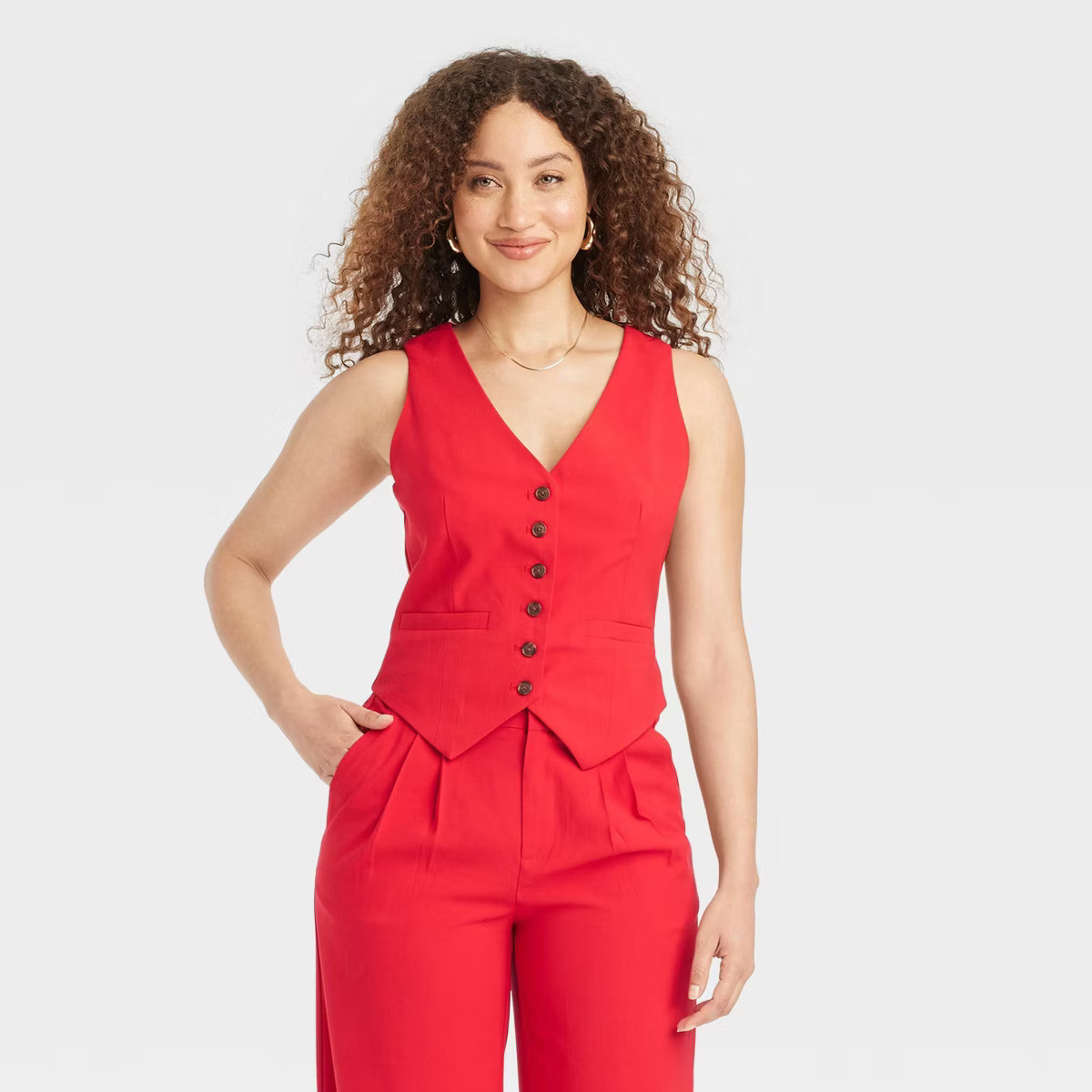 Women's Tailored Suit Vest - A New Day™ | Target