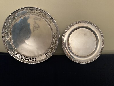 Lot Of 2 Vintage Silver Plate Serving Plates   | eBay | eBay US