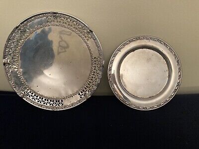 Lot Of 2 Vintage Silver Plate Serving Plates   | eBay | eBay US