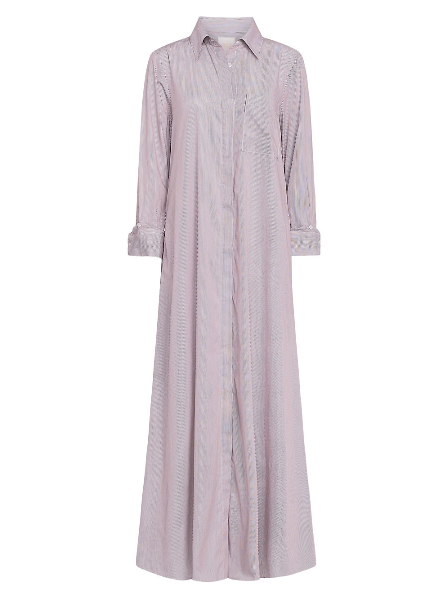 Women's Jenny's Striped Gown - White Chocolate - Size XXS | Saks Fifth Avenue