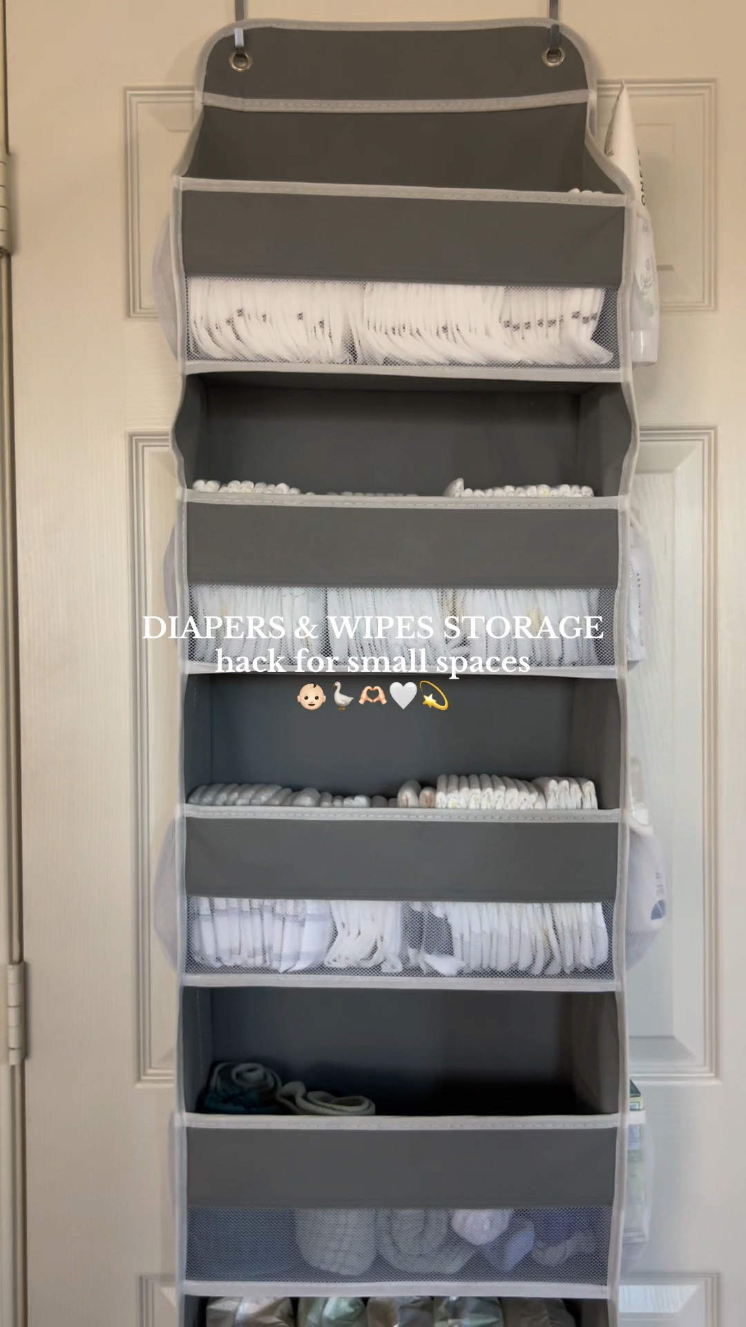 really trying to maximize space in our room for baby #2! 

#overthedoororganizer #doororganizer #nesting #secondtimemom

#LTKHome #LTKFindsUnder50 #LTKBaby