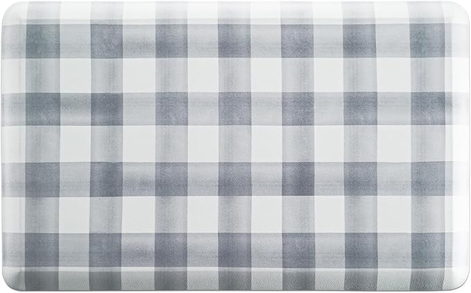 FRESHMINT Farmhouse Kitchen Mat 0.47" Thick 17.3"x28" Anti-Fatigue Cushioned Kitchen Mats for Flo... | Amazon (US)