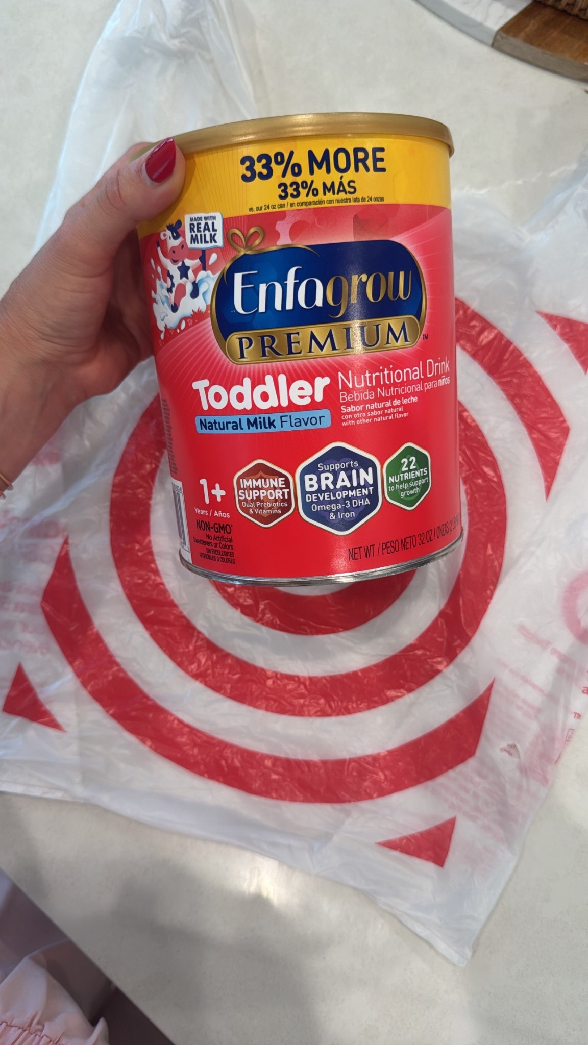 #ad These summer days together are everything 🥹 We’re soaking up all the little moments while navigating the picky eating phase—and #enfagrow has been such a helpful part of our routine. It has 22 nutrients to help support growth like Omega 3-DHA and Iron for brain development, as well as nutrients for immune support. It gives us peace of mind knowing they’re getting nutrients they may still need—even on the “no green kind of days”

* Enfagrow is not a sole source of nutrition but a complement to a balanced diet* 

#Target #TargetPartner #enfamil @enfamil @target #Enfagrow 