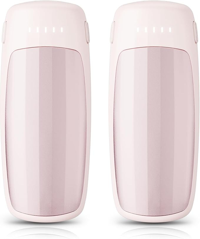 Rechargeable Hand Warmers 2 Pack, Electronic Handwarmers with 5 Levels Heat, Max 131℉ Fast Heat... | Amazon (US)